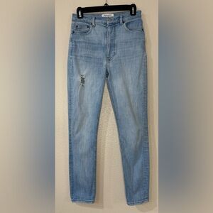 Reformation High Rise Skinny Jeans Cyprus Wash Sz 26